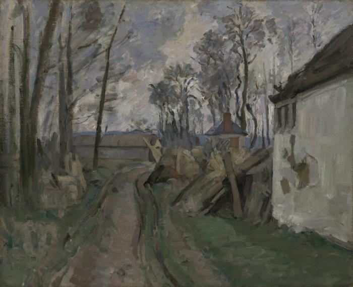 Paul Cezanne Village Road Near Auvers oil painting image
